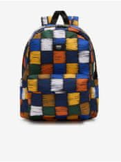 Vans Žluto-modrý kostkovaný batoh VANS Old Skool H2O Backpack UNI