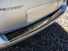 Avisa Ochranná lišta zadního nárazníku Peugeot 5008, 2009-2017, Black