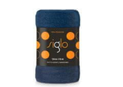 FARO Textil Deka z mikroplyše SIGLO 130x170cm modrá