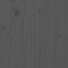 Vidaxl Kompostér šedý 82,5 x 82,5 x 99,5 cm masivní borové dřevo