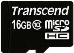 Transcend Micro SDHC 16GB Class 10 (TS16GUSDC10)