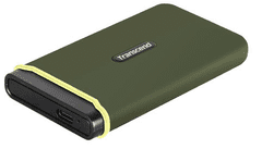 ESD380C 1TB USB 3.2 Gen 2x2 (USB-C) Externí Anti-Shock SSD disk (3D TLC), 2000MB/R, 2000MB/W, armádní zelená