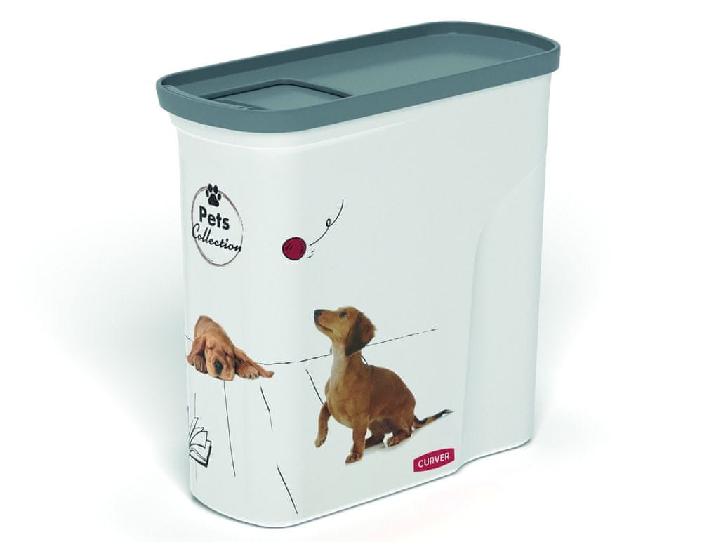 Curver kontejner na 1 kg suchého krmiva pro psy a kočky