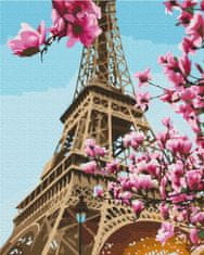 Astra Malování podle čísel: Eiffelova věž, plátno na rámu 40x50 cm