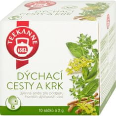 TEEKANNE Léčivý čaj Dýchací cesty a krk 20g (10x2g)