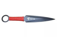 Foxter FOXTER Sada vrhacích nožů s opletenou rukojetí, 17,5 cm 3 ks T-349