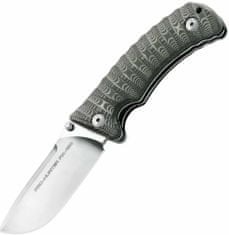 Fox Knives FX-130 MBSW Pro-Hunter lovecký kapesní nůž 9,5 cm, šedá, Micarta, kožené pouzdro