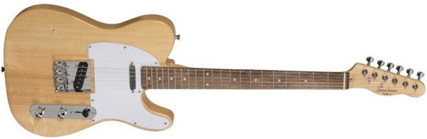  krásná elektrická kytara soundsation TWANGER-r  velké rezonantní tělo z laminovaného lipového dřeva standardní menzura ovládání volume tone 