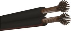 Emos Dvojlinka ECO 2x0,5mm, černo/rudá, 100m