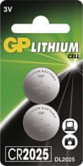 GP Batteries GP CR2025 Lithiová knoflíková baterie (2ks)