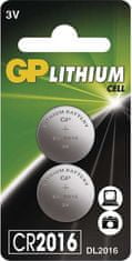 GP Batteries GP CR2016 Lithiová knoflíková baterie (2ks)