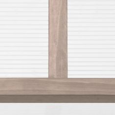 Vidaxl Skleník šedý 110 x 58,5 x 39 cm jedlové dřevo
