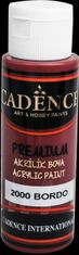 Cadence Akrylová barva Premium - vínová / 70 ml