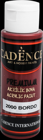 Cadence Akrylová barva Premium - vínová / 70 ml