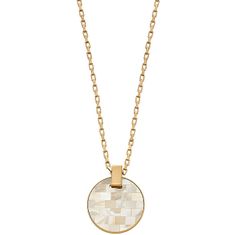 Skagen Krásný pozlacený náhrdelník s perletí Agnethe SKJ1586710
