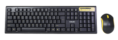 Evolveo WK-160, set bezdr. klávesnice a myši, černá