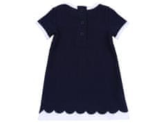 sarcia.eu Námořnické modré dívčí šaty 9-12 m 80 cm