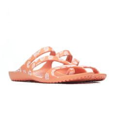 Crocs Pantofle oranžové 36 EU Kadee Ii Graphic Sandal