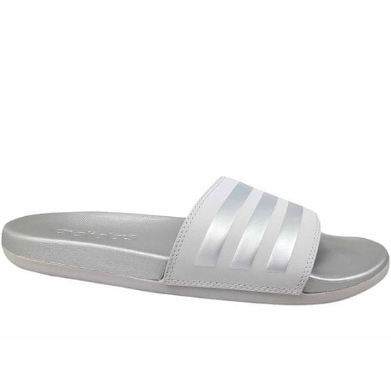 Adidas Pantofle stříbrné adilette comfort