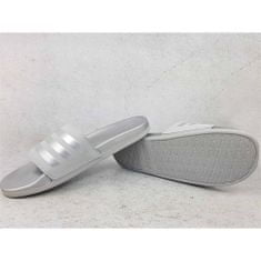 Adidas Pantofle stříbrné 42 EU adilette comfort