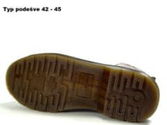 Selma kotníková obuv 13D01C5 hnědá 45
