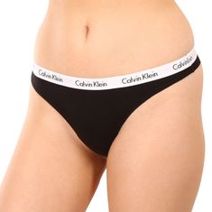 Calvin Klein 3PACK dámská tanga černá (QD3587E-001) - velikost L