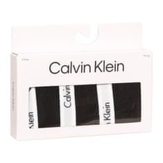 Calvin Klein 3PACK dámská tanga černá (QD3587E-001) - velikost L