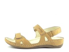 Helios komfort sandály 205 světle hnědá 39