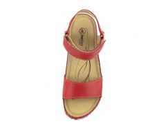 Helios komfort sandály 102 červená 41