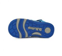 D-D-step sandály G065 modrá 338A 31