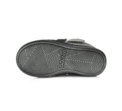 D-D-step dětská zimní obuv W078 blikající 238AM dark grey 32