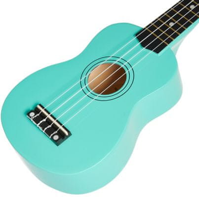 akustické sopránové ukulele Maui Sunny 10-AM 12 pražců javor abs plast otevřená ladicí mechanika obal pro začátečníky