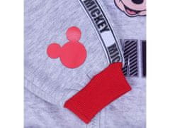 sarcia.eu Červeno-šedá dětská tepláková souprava MICKEY Disney 12 m 80 cm
