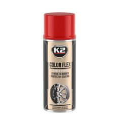 K2  Color Flex Red L343Ce Gumový sprej 400 ml
