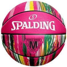Spalding Míče fotbalové růžové 7 Marble Ball