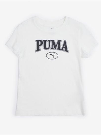 Puma Bílé holčičí tričko Puma Squad