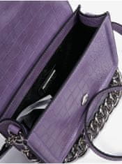Versace Jeans Fialová dámská kabelka s krokodýlím vzorem Versace Jeans Couture UNI
