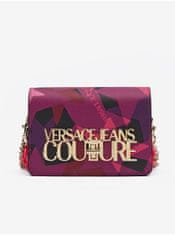 Versace Jeans Růžovo-fialová dámská vzorovaná kabelka Versace Jeans Couture UNI