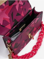 Versace Jeans Růžovo-fialová dámská vzorovaná kabelka Versace Jeans Couture UNI