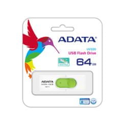 Adata Pendrive UV320 USB 3.1 64 GB bílý/zelený