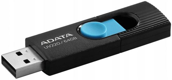 Adata Pendrive UV220 64 GB černý/modrý