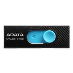 Adata Pendrive UV220 64 GB černý/modrý