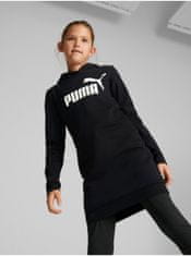 Puma Černé holčičí mikinové šaty Puma ESS 116