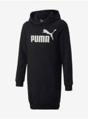 Puma Černé holčičí mikinové šaty Puma ESS 116