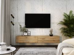 3E 3xE living.com RTV DMG Moderní závěsná TV skříňka - prostorově úsporný design, různé barvy - vhodná pro televizory s úhlopříčkou až 50"