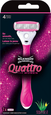 Wilkinson Sword 7001380E Quattro for Women holící strojek + 1 hlavice