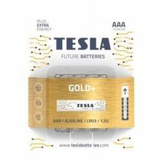Tesla Batteries GOLD+ AAA alkalické baterie 1,5V 4ks (1099137001)