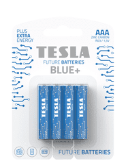 Tesla Batteries BLUE+ AAA zinko-uhlíkové baterie 4ks (1099137003)