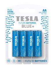 Tesla Batteries BLUE+ zinko-uhlíková tužková baterie, 4ks
