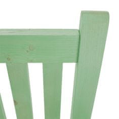 KONDELA Dřevěná zahradní lavička Kolna 150 cm - neo mint